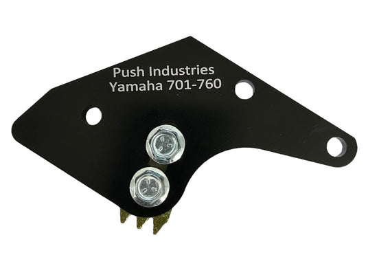 Flywheel Lock for Yamaha 701 & 760 Watercraft Engines: Precision-Crafted 6061 Aluminum, Black Anodized Finish, and Hardened Steel Gear Tooth